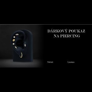 Dárkové poukazy - Piercing