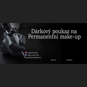 Dárkové poukazy - Permanentní make-up